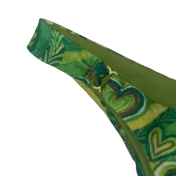 BLACKBOUGH RIRI DOUBLE RING CHEEKY BOTTOMS. GREEN/ZOOTED. Size SMALL - Picture 4 of 7